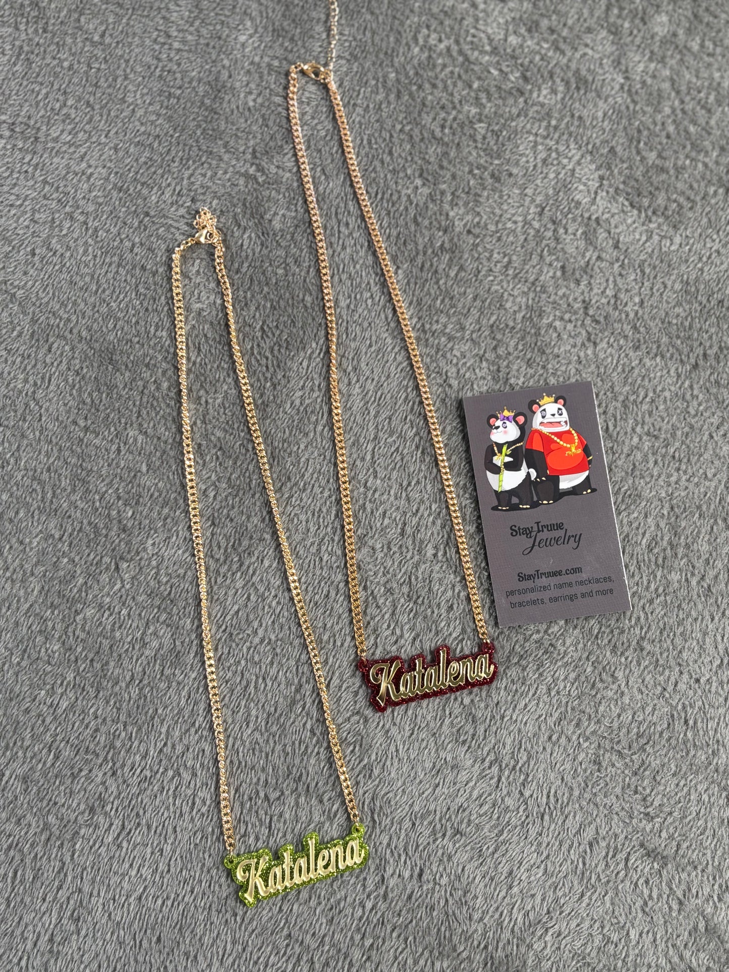 Custom Acrylic Name Necklace