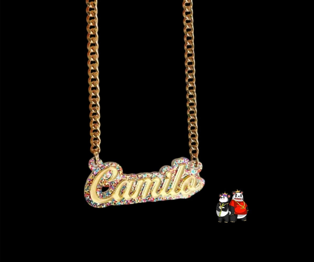 Custom Acrylic Name Necklace
