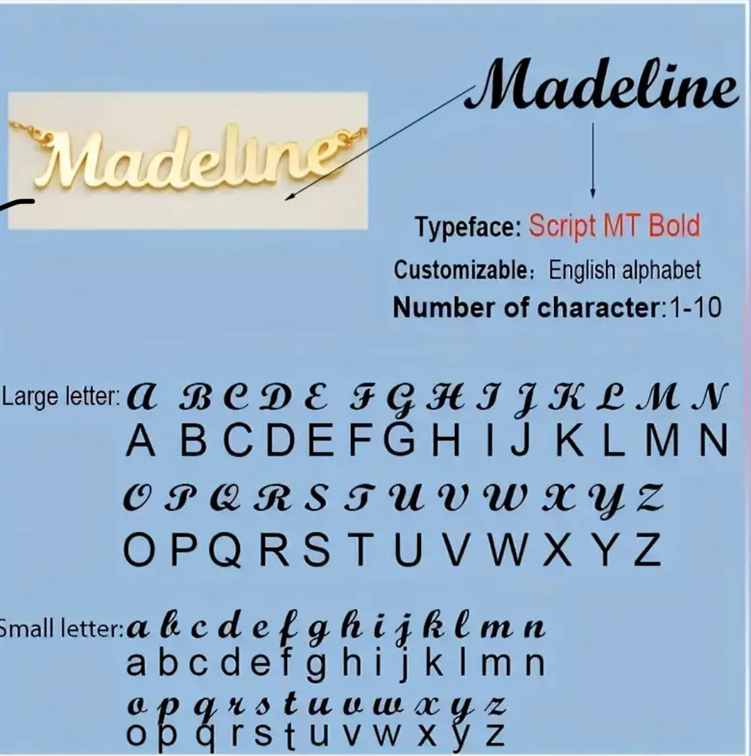 Signature Custom Name Necklace