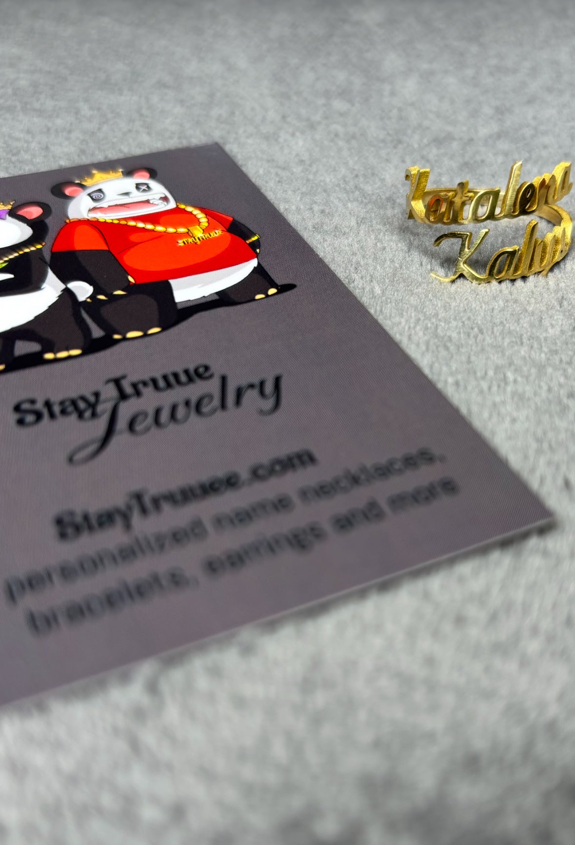 Bypass style custom ring