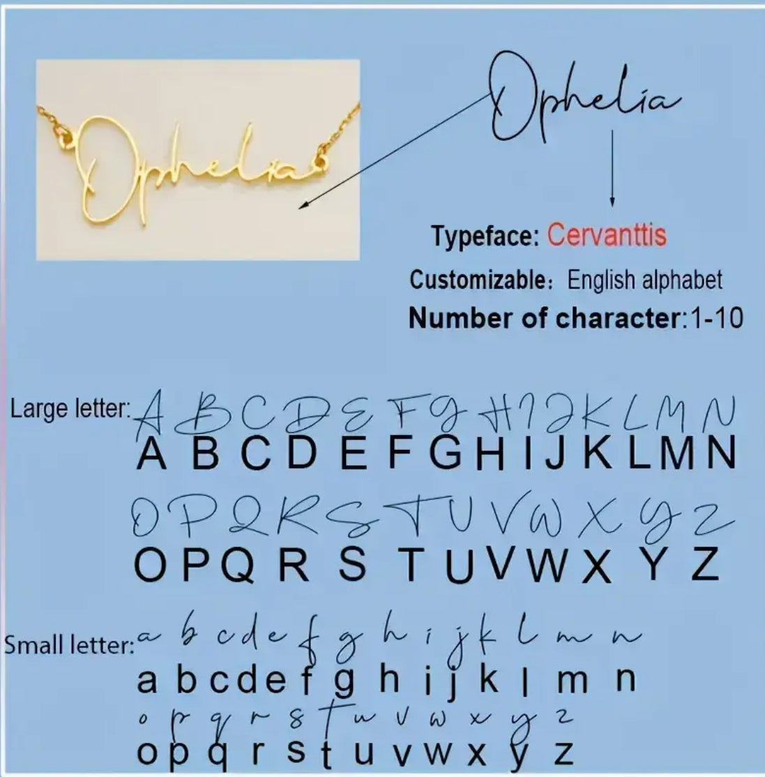 Signature Custom Name Necklace