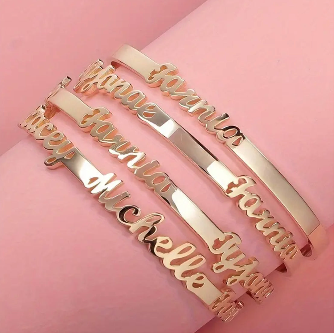 Custom Signature Cuff Bracelet