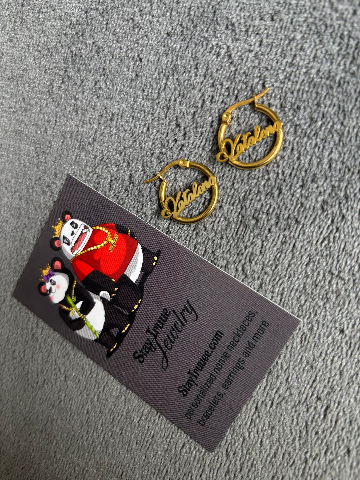 Mini Personalized Hoops