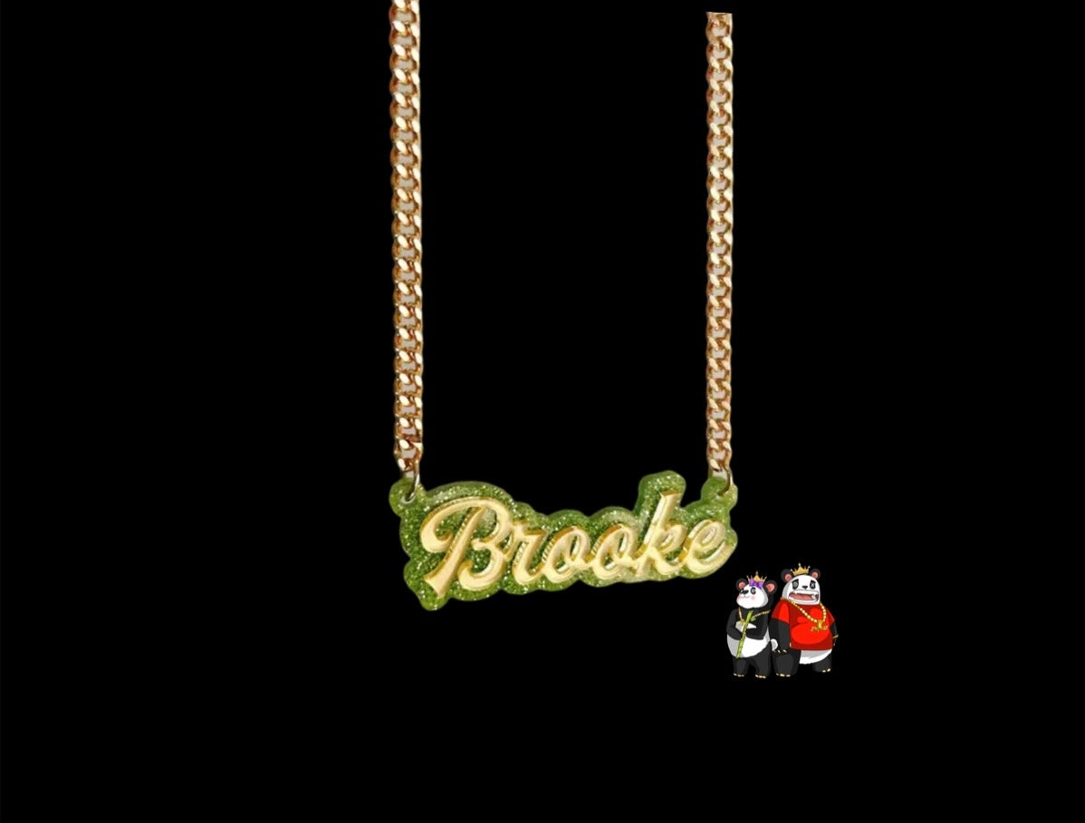 Custom Acrylic Name Necklace