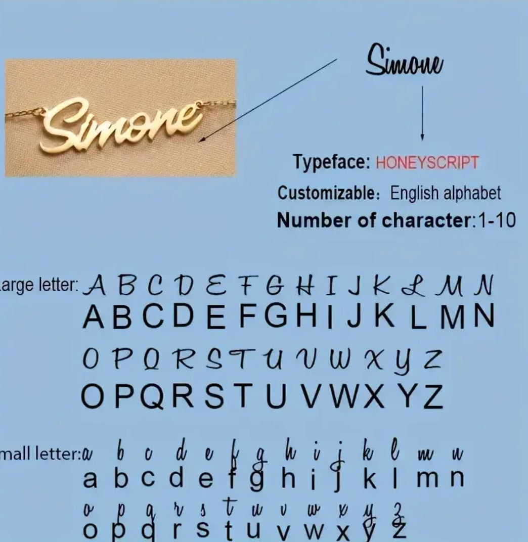 Signature Custom Name Necklace