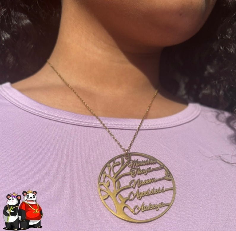 Custom Family Tree Necklace