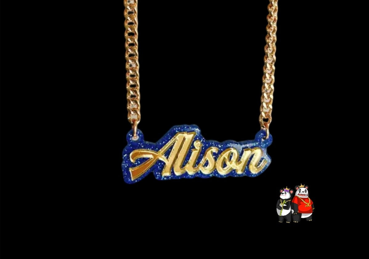 Custom Acrylic Name Necklace