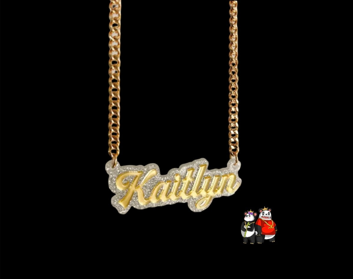 Custom Acrylic Name Necklace
