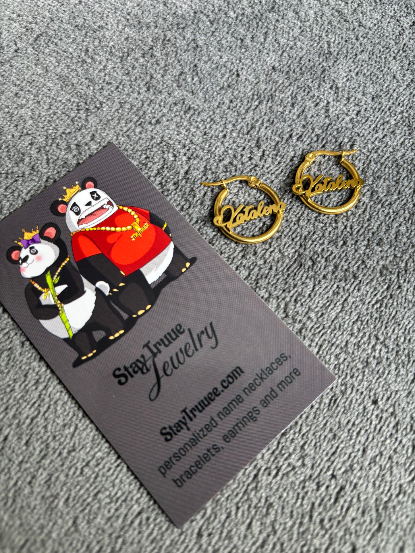 Mini Personalized Hoops