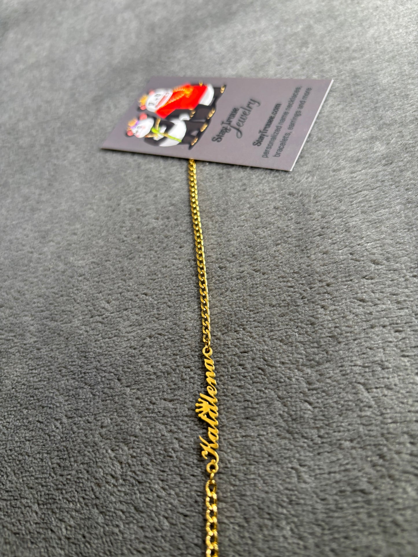 Custom Signature Anklet