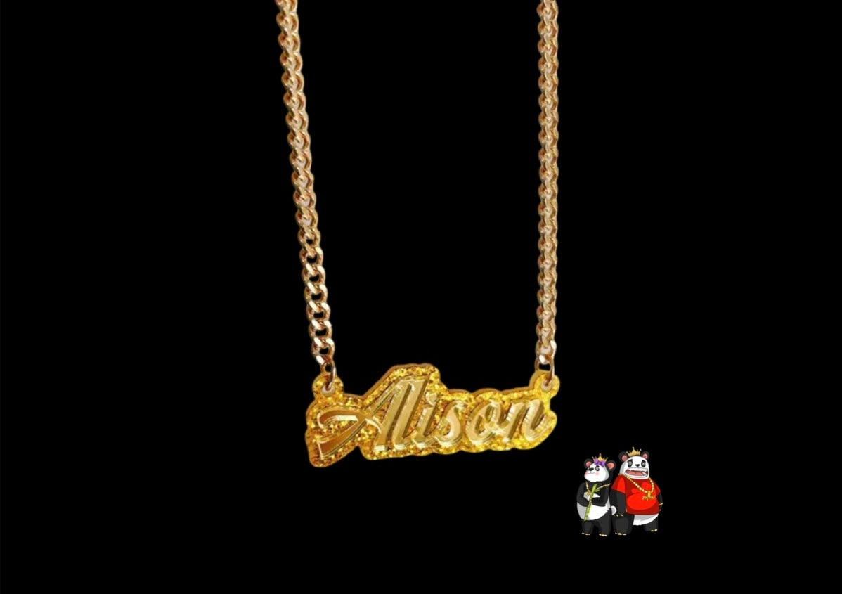 Custom Acrylic Name Necklace