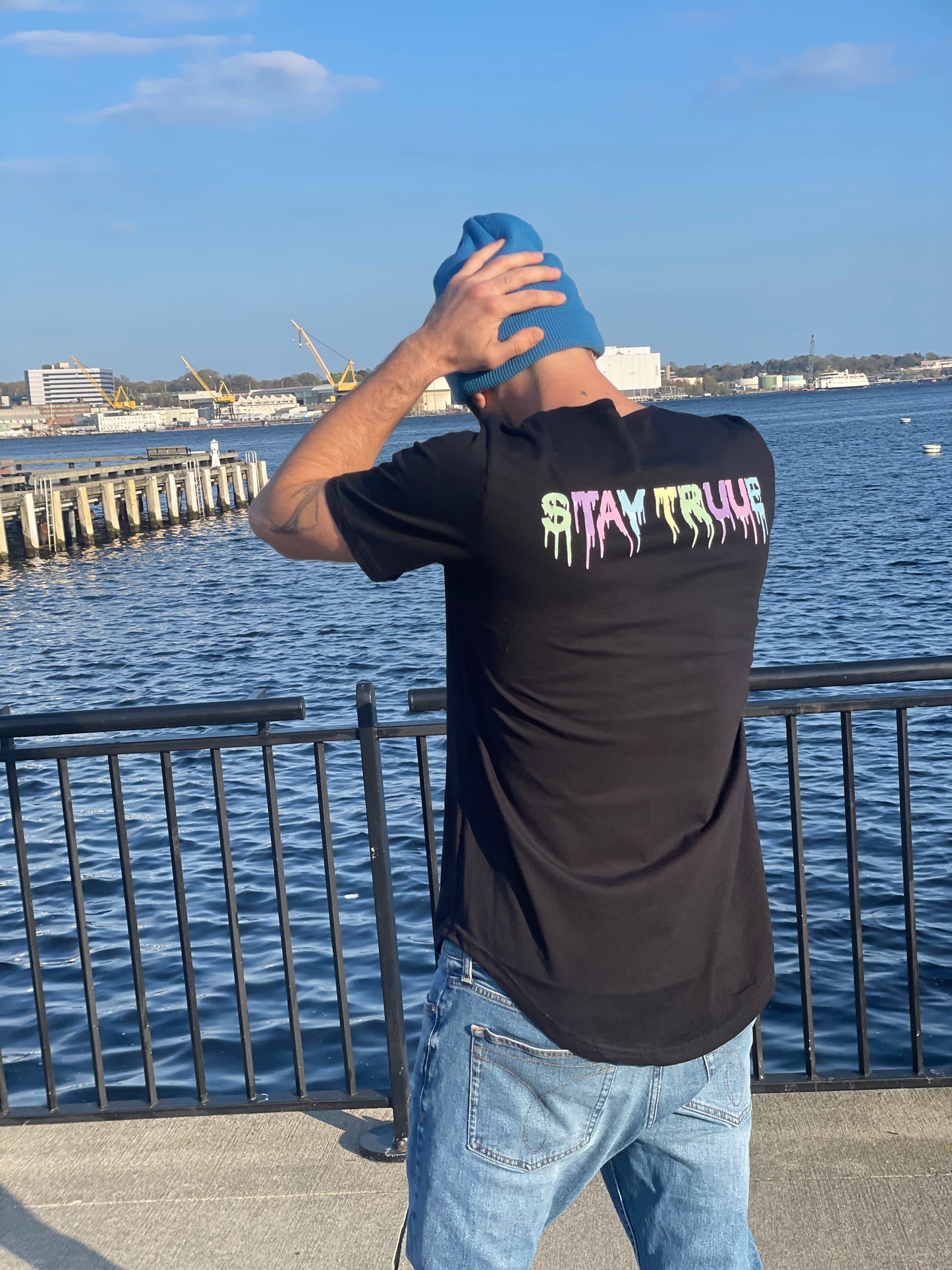 Mens Curved Tshirt