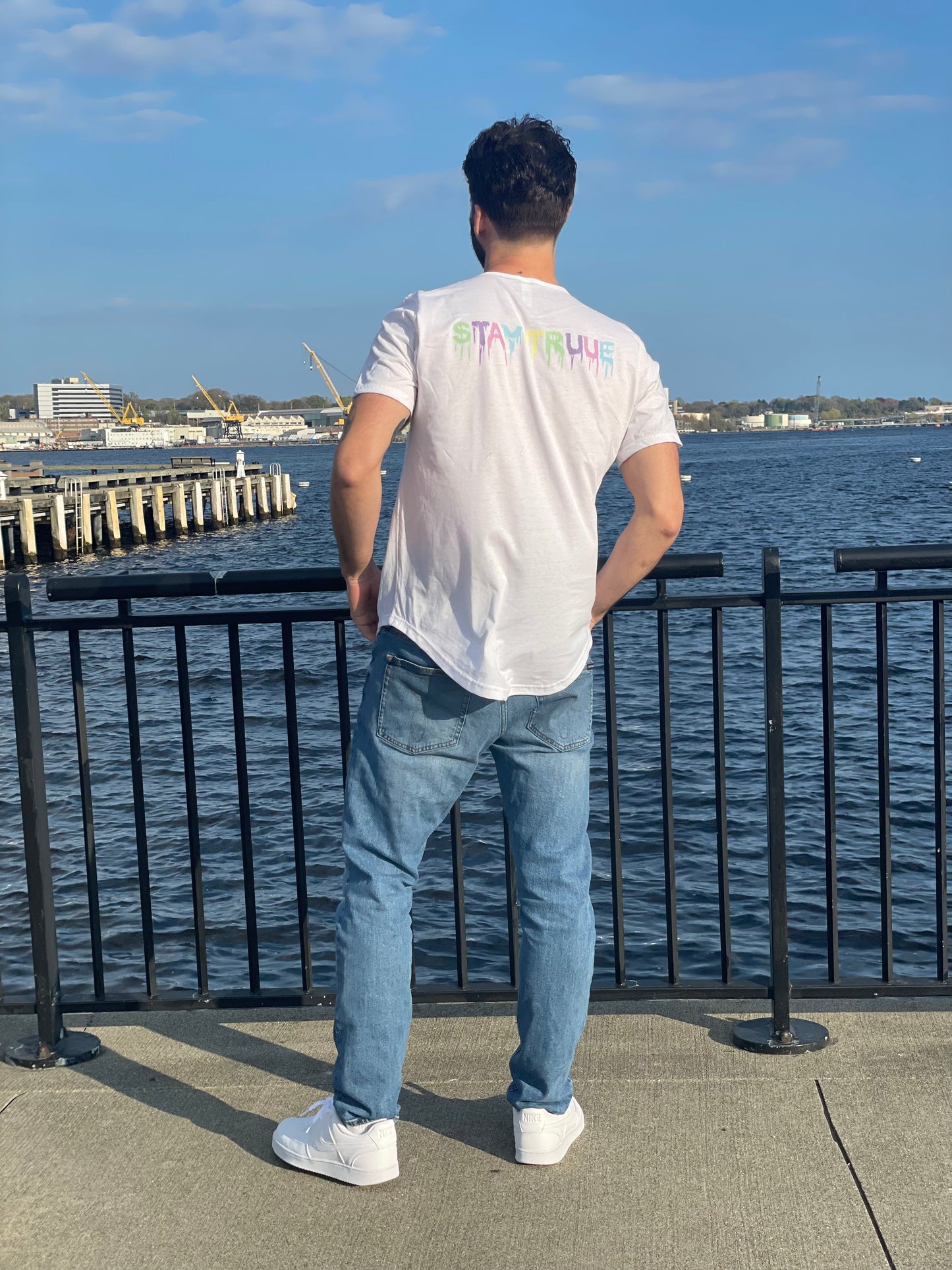 Mens Curved Tshirt