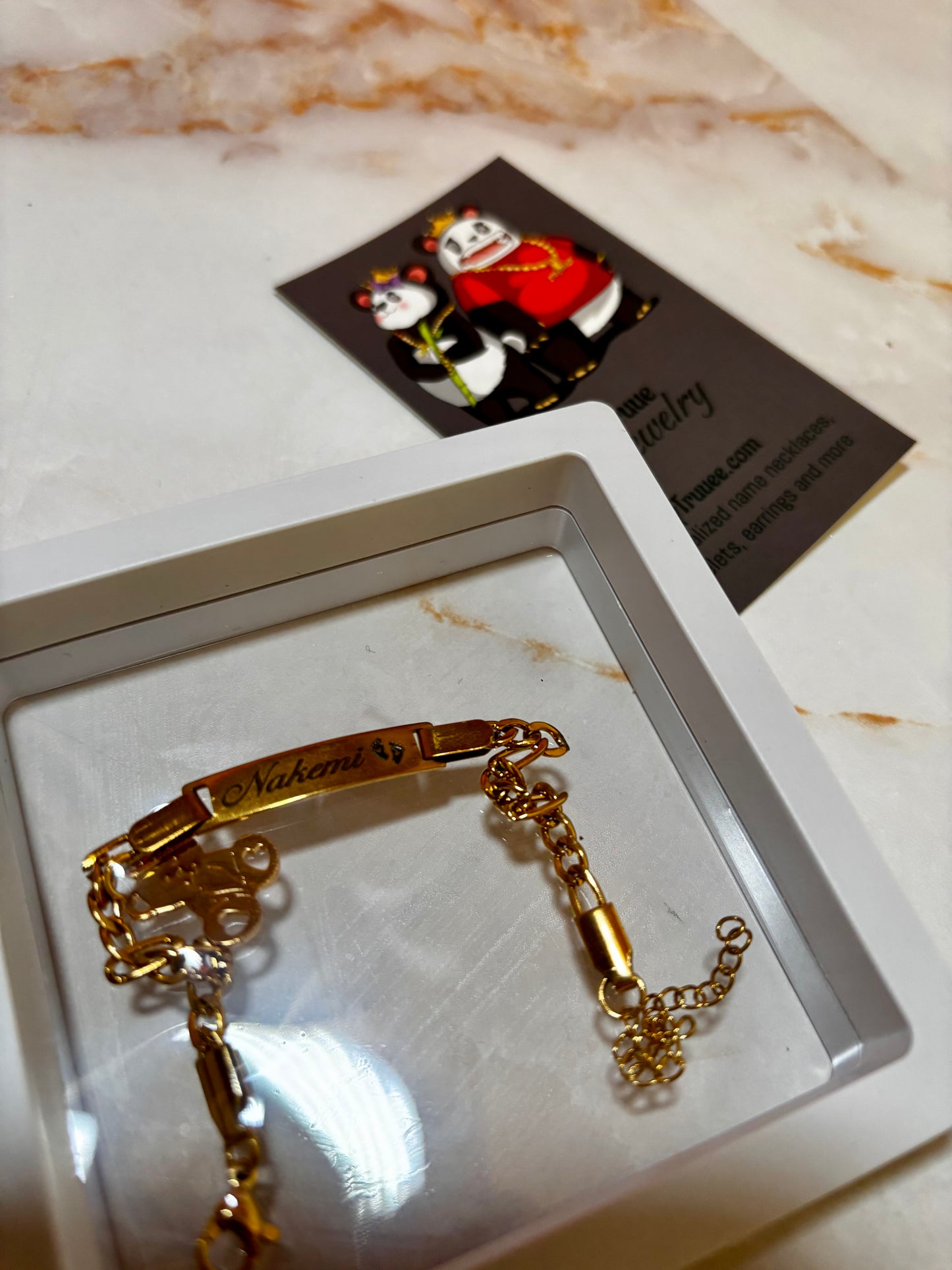 Custom infant/toddler bracelets with charm