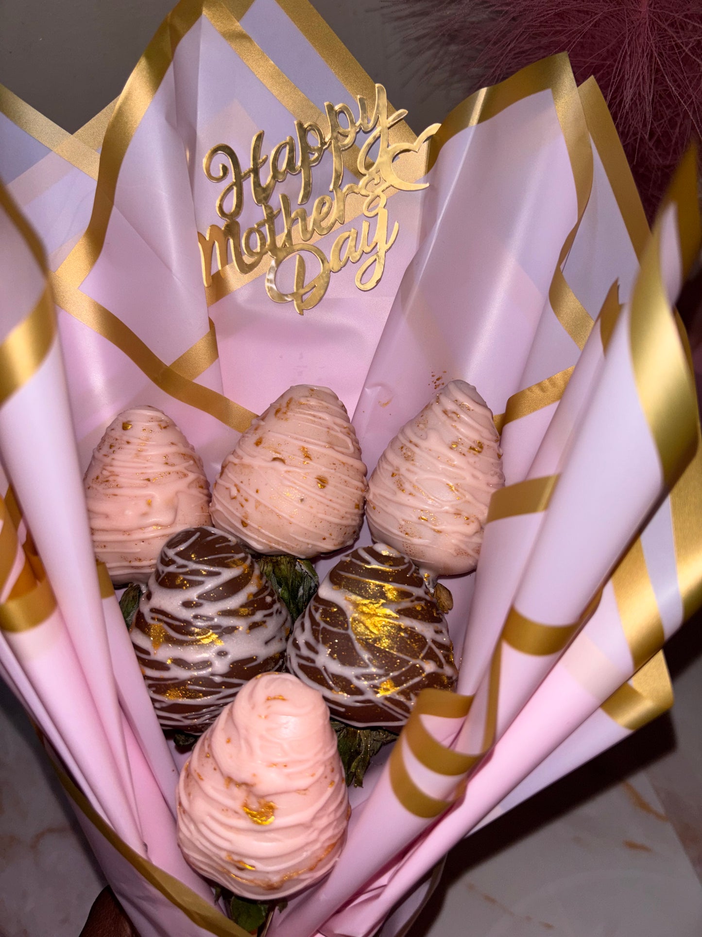 Mother’s Day strawberry bouquet  ￼￼