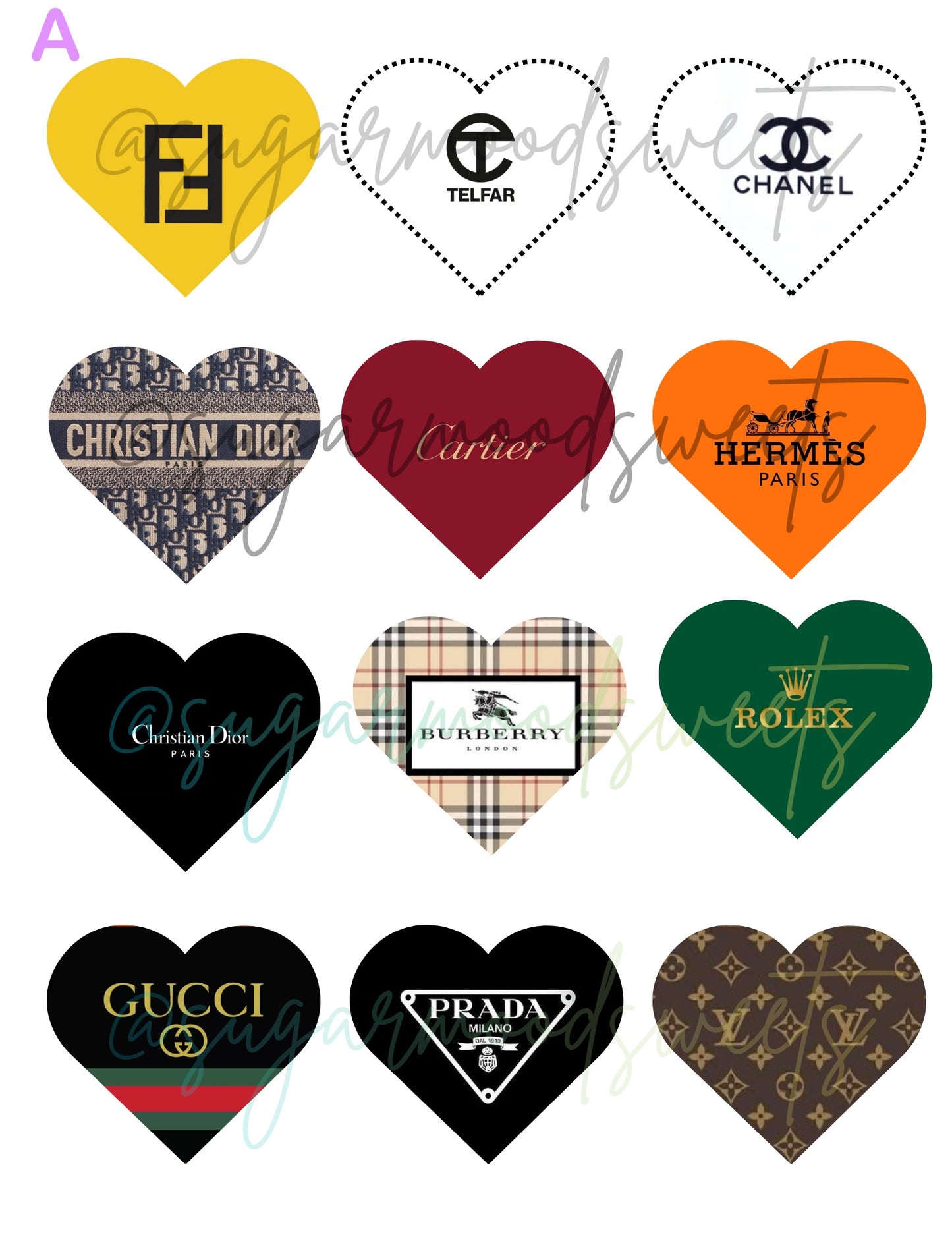 Cupcake Topper Template (Digital Download)