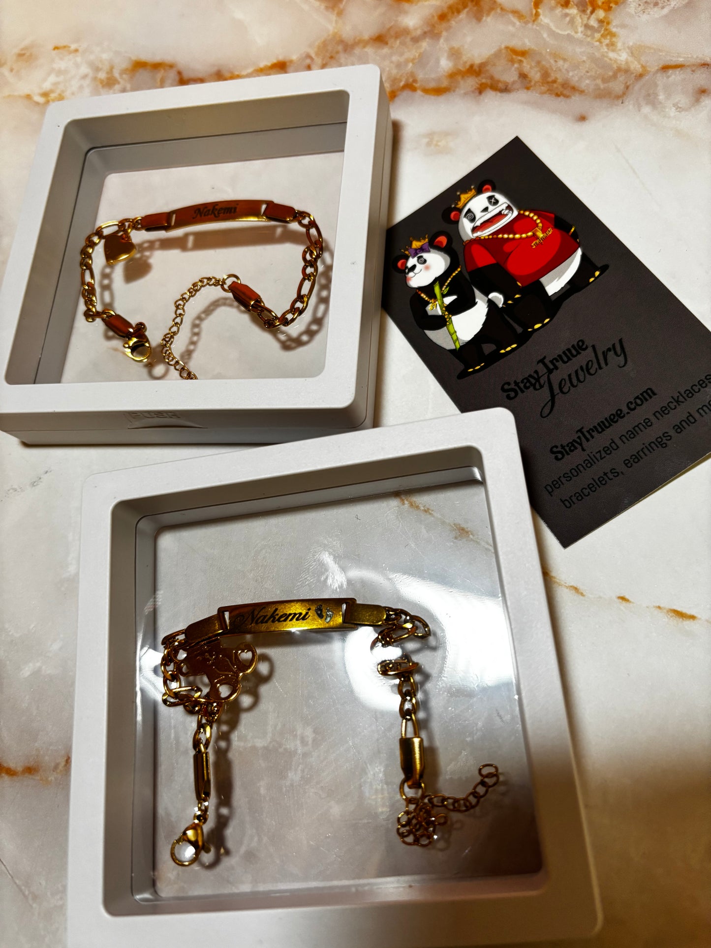 Custom infant/toddler bracelets with charm