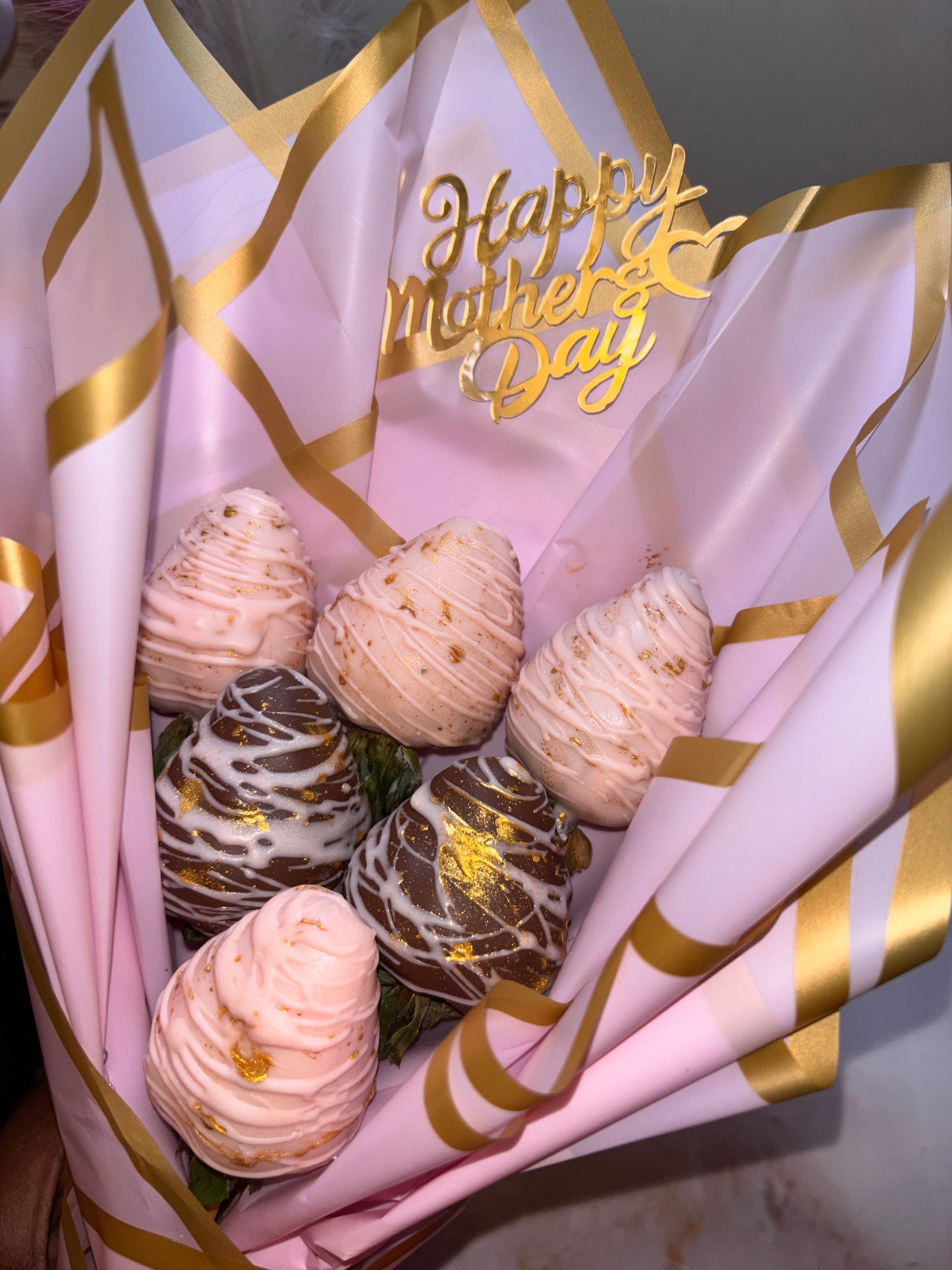 Mother’s Day strawberry bouquet  ￼￼