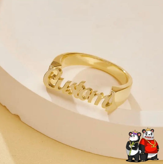 Personalized Name Ring